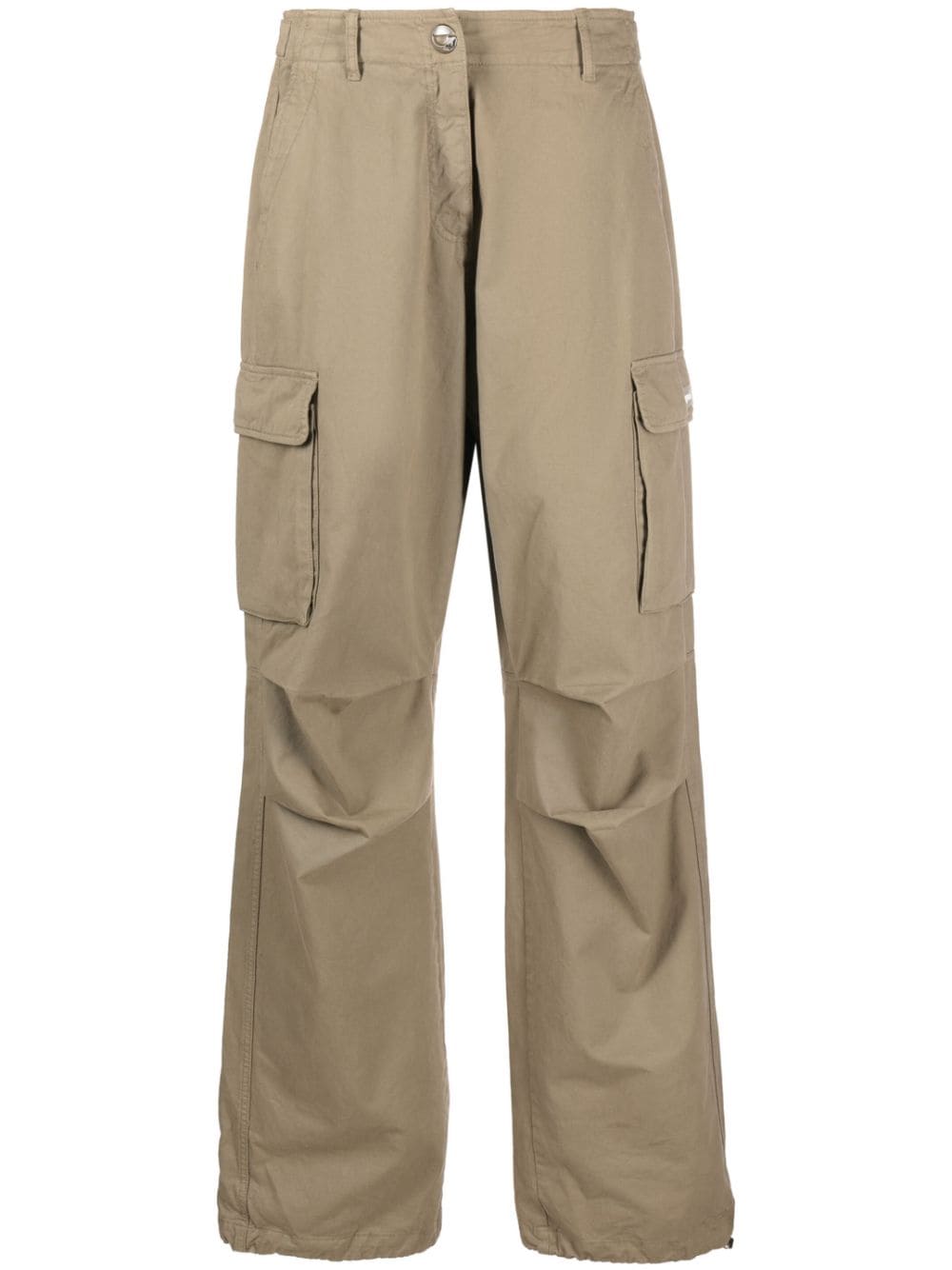 COPP40204KHAKI 와이드 레그 카고 트라우저